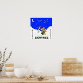 SAGITTARIUS MEISJE IN DE KLEUREN POSTER (Keuken)