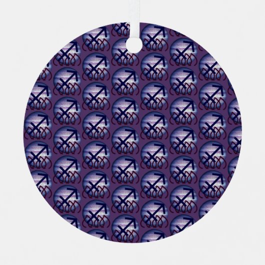 Sagittarius Metalen Ornament (Voorkant)