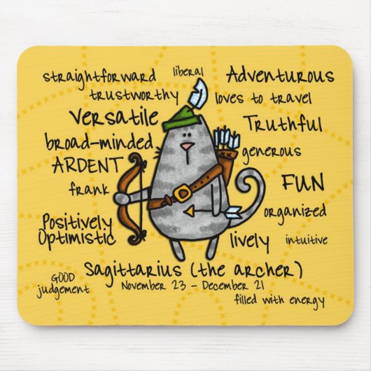 sagittarius mousepad muismat (Voorkant)