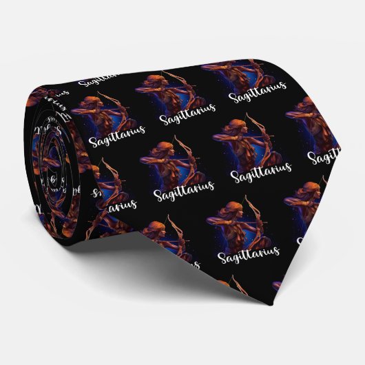 Sagittarius Necktie Stropdas (Opgerold)