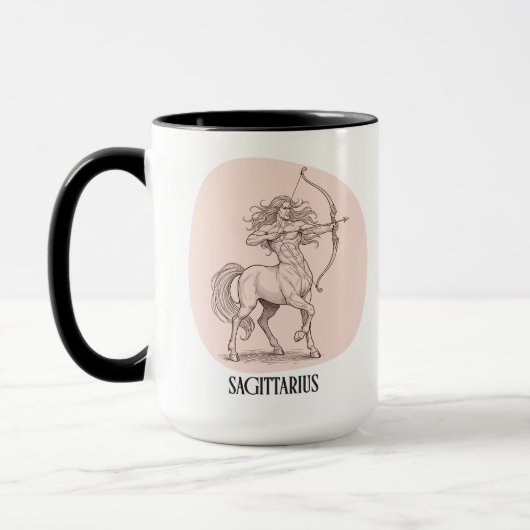 Sagittarius November Zodiac Birthday Gift Present Mok (Links)