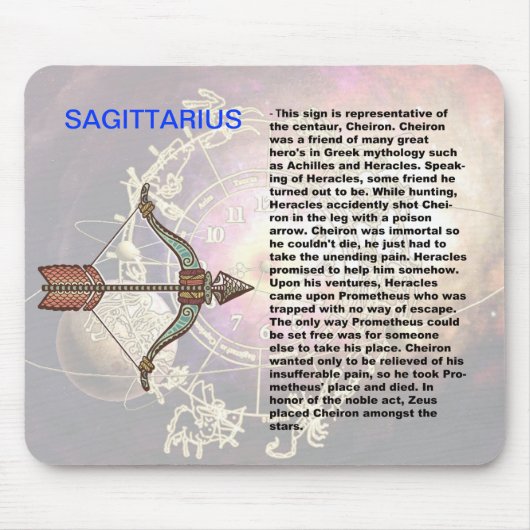 Sagittarius origmousepad muismat (Voorkant)