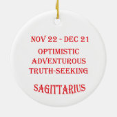 Sagittarius Ornament (Achterkant)