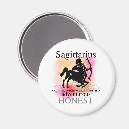Sagittarius over jou magneet (Voorkant / Achterkant)