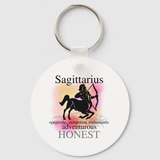 Sagittarius over jou sleutelhanger (Voorkant)
