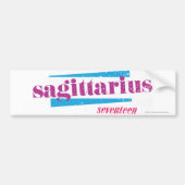 Sagittarius Paars Bumpersticker (Voorkant)