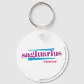 Sagittarius Paars Sleutelhanger (Voorkant)