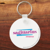 Sagittarius Paars Sleutelhanger (Voorkant)
