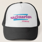 Sagittarius Paars Trucker Pet (Voorkant)