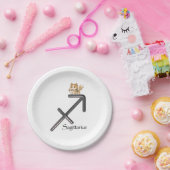 Sagittarius Party Plate Papieren Bordje (Feest)