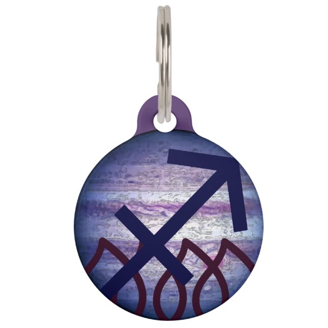 Sagittarius Pet ID Tag  Huisdierpenning (Voorkant)