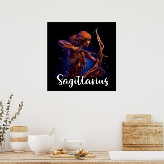 Sagittarius Poster (Keuken)