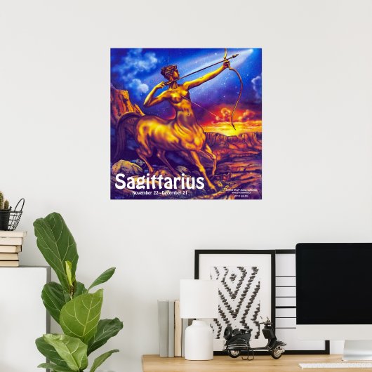 Sagittarius Poster (Thuiskantoor)