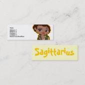 Sagittarius-profielkaart Mini Visitekaartje (Voorkant / Achterkant)
