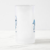 Sagittarius Profile Frosted Beer Mok (Center)