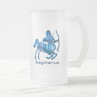 Sagittarius Profile Frosted Beer Mok