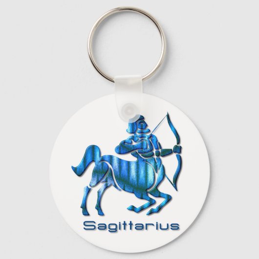 Sagittarius Profile Sleutelhanger (Voorkant)