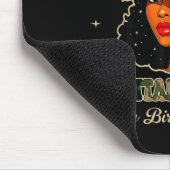 Sagittarius Queen Black Woman With Cap Camo Afro G Muismat (Hoek)