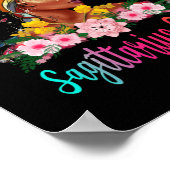 Sagittarius Queen Black Women Persistent Beauful Poster (Hoek)