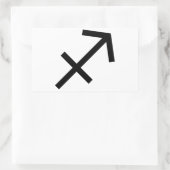 Sagittarius Rechthoekige Sticker (Tas)