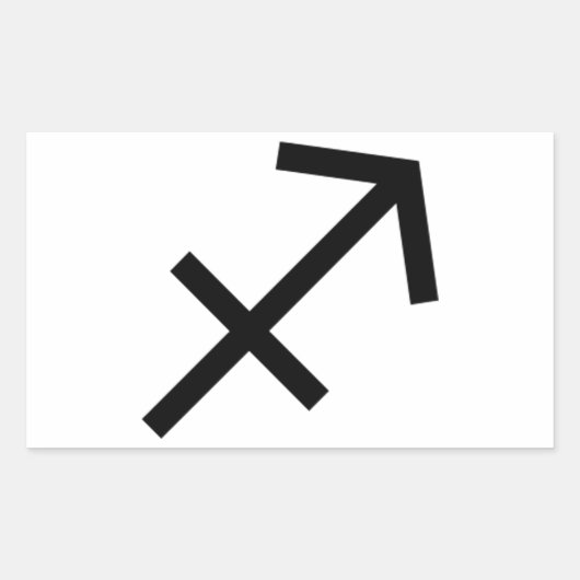 Sagittarius Rechthoekige Sticker (Voorkant)