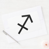 Sagittarius Rechthoekige Sticker (Envelop)