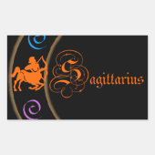 Sagittarius Rechthoekige Sticker (Voorkant)