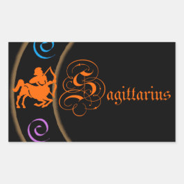 Sagittarius Rechthoekige Sticker