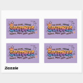 Sagittarius Rechthoekige Sticker (Vel)