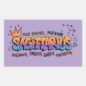 Sagittarius Rechthoekige Sticker (Voorkant)