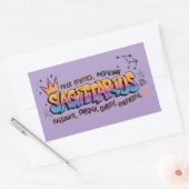Sagittarius Rechthoekige Sticker (Envelop)