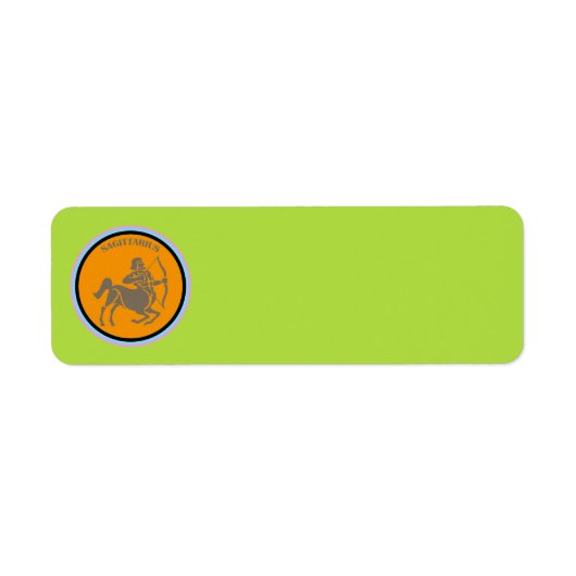 Sagittarius Return Address Label (Voorkant)