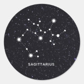 Sagittarius Ronde Sticker (Voorkant)