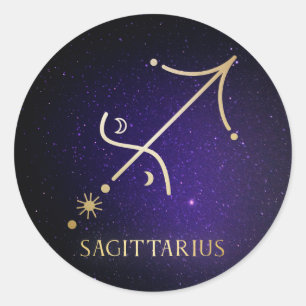 Sagittarius Ronde Sticker