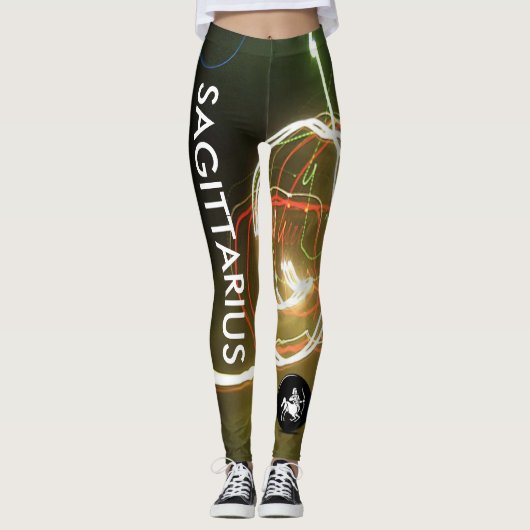 Sagittarius Running/Workout/Hangout Leggings (Voorkant)