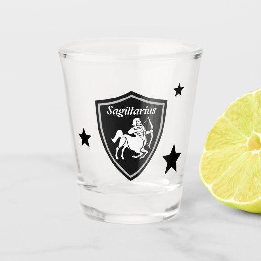 Sagittarius Shot Glas (Voorkant)