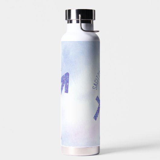  Sagittarius Sign Aangepast Paars astrologie Waterfles (Links)