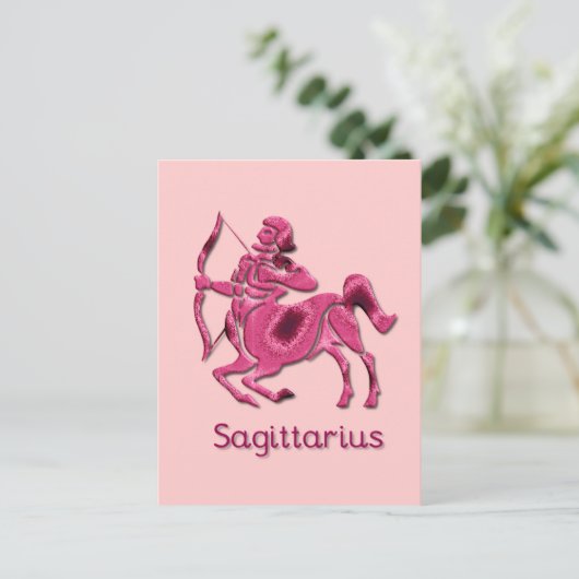 Sagittarius Sign Briefkaart (Staand voorkant)