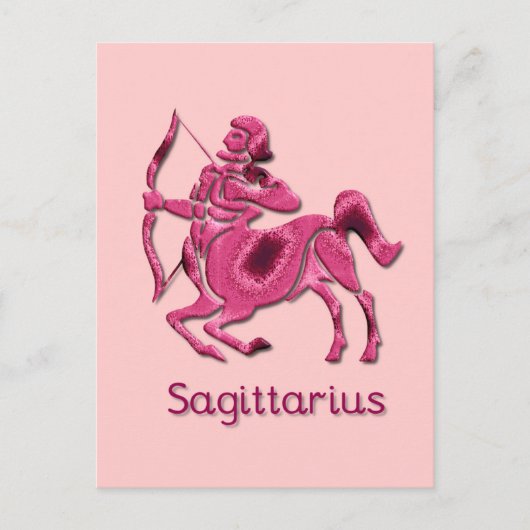 Sagittarius Sign Briefkaart (Voorkant)
