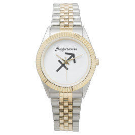 Sagittarius Sign of the Zodiac. Mannen horloges. Horloge