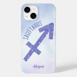  Sagittarius Sign Speciaal Paars Case-Mate iPhone 14 Hoesje