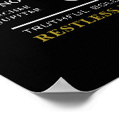 Sagittarius Sign van de Zodiac, Astrologisch Poster (Hoek)