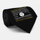 Sagittarius Sign van de Zodiac, Astrologisch Stropdas (Opgerold)