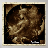 Sagittarius Sign Wall Art Poster (Voorkant)