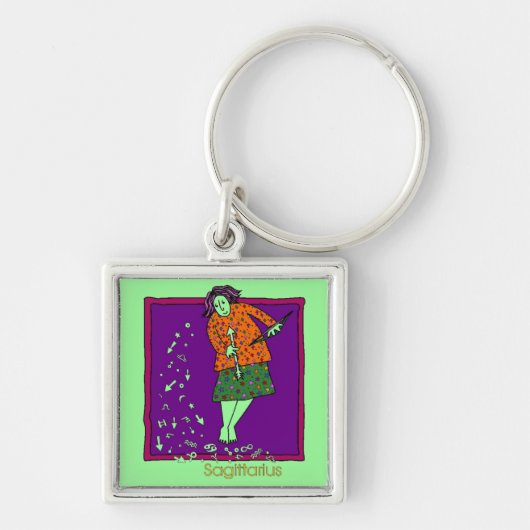 Sagittarius Sleutelhanger (Voorkant)