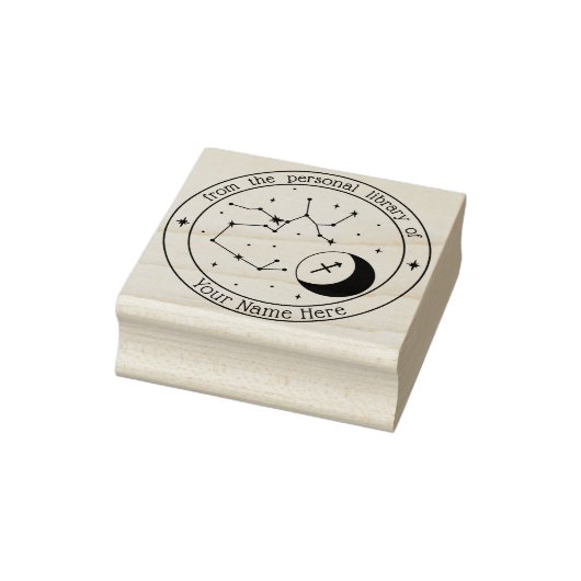 Sagittarius Specialized Zodiac Book Stamp Rubberstempel (Stempel)