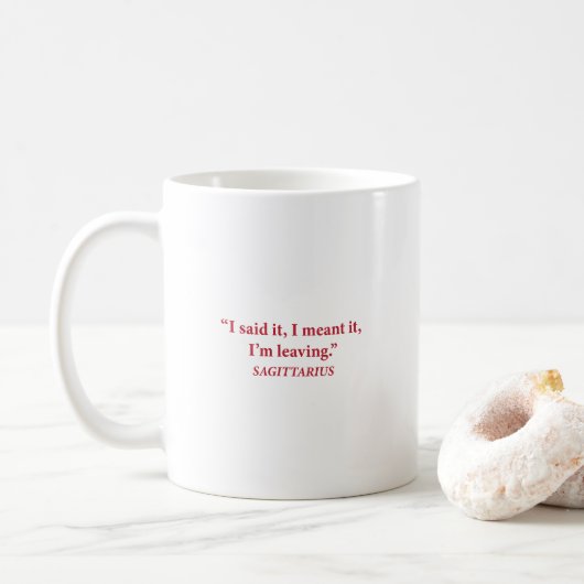 Sagittarius Spontane Reismok Koffiemok (Met donut)