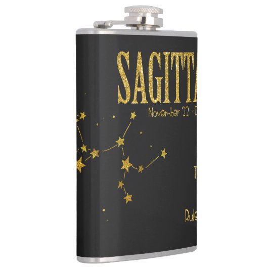 Sagittarius Star Sign Heupfles (Rechts)
