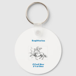 SAGITTARIUS STAR SIGN KEY RING SLEUTELHANGER