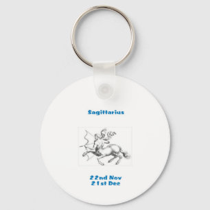 SAGITTARIUS STAR SIGN KEY RING SLEUTELHANGER